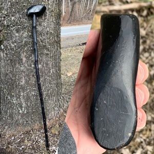 ONE Vintage Irish Wood Blackthorn Walking Stick Cane 32 inches